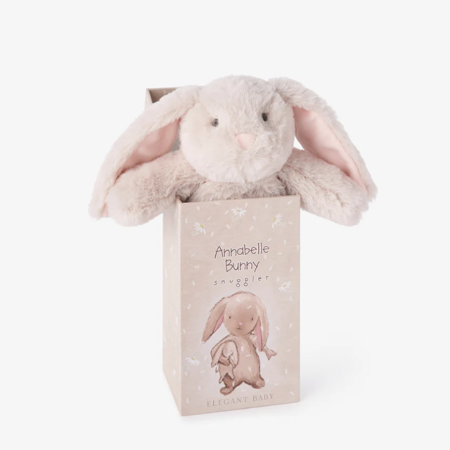 Annabelle Bunny Snuggler Plush Security Blanket with Gift Box