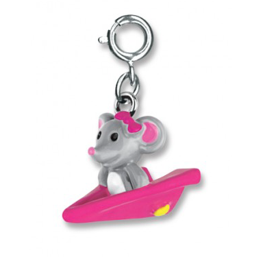 Paper Plane Mouse Charm