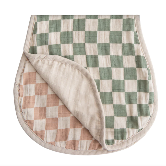 Organic Cotton Muslin Baby Burp Cloth 2-Pack