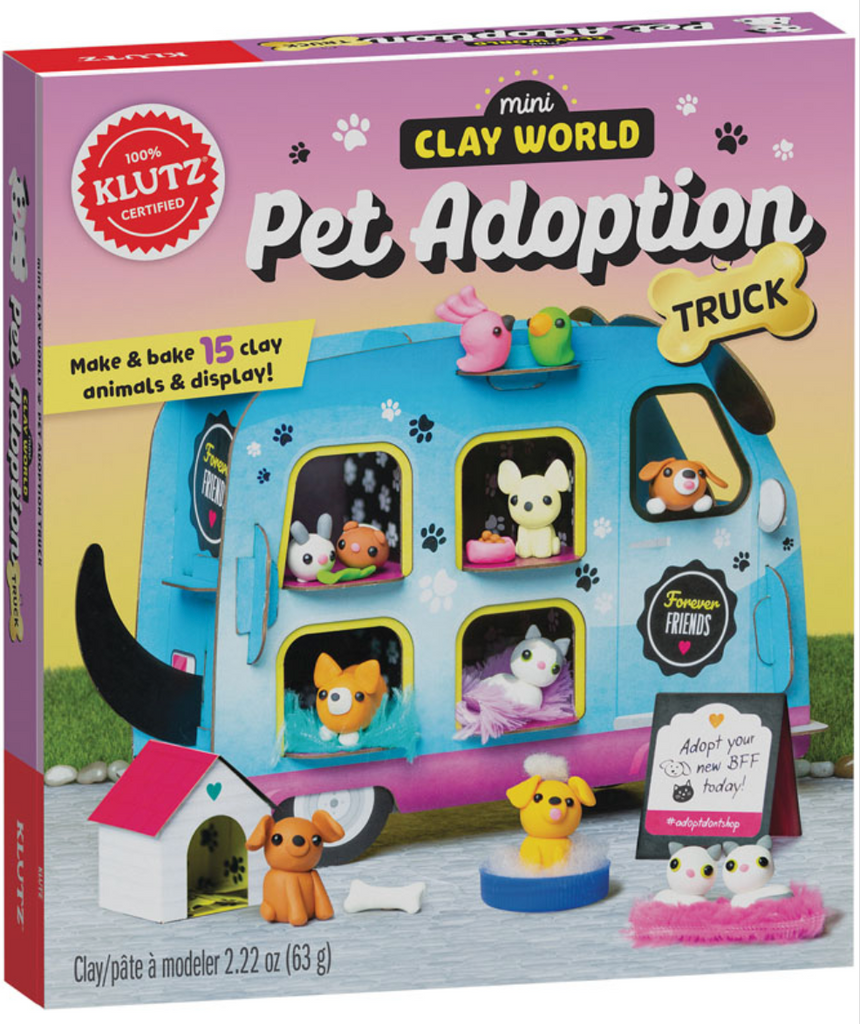 Mini Clay World Pet Adoption Truck