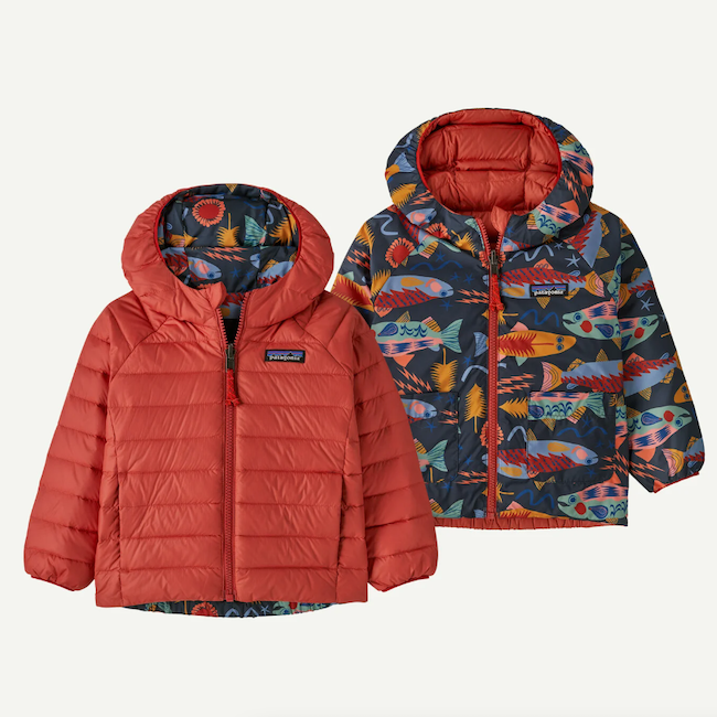 Baby Reversible Down Sweater Hoody