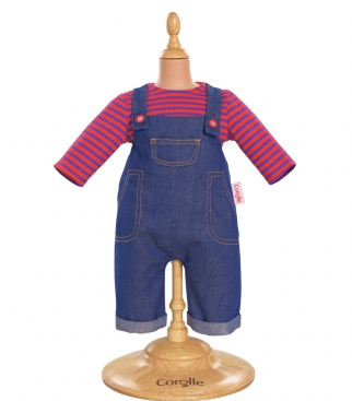 Denim Overalls Set For 14" Baby Doll