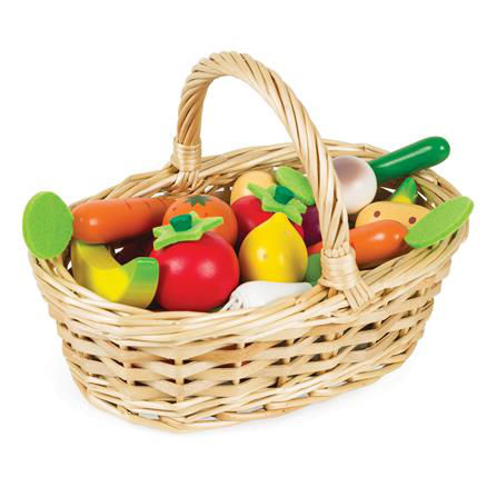 Janod 24 Fruits & Veggies Basket