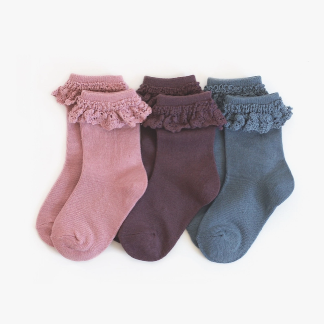 Daydreamer Lace Midi Sock 3 - Pack