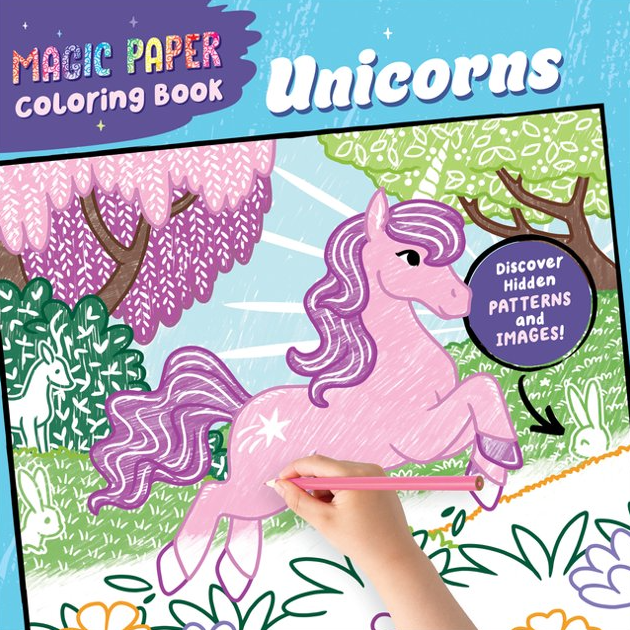Magic Paper Coloring Book Unicorns