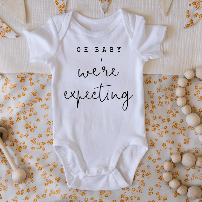 Pregnancy Announcement Onesie