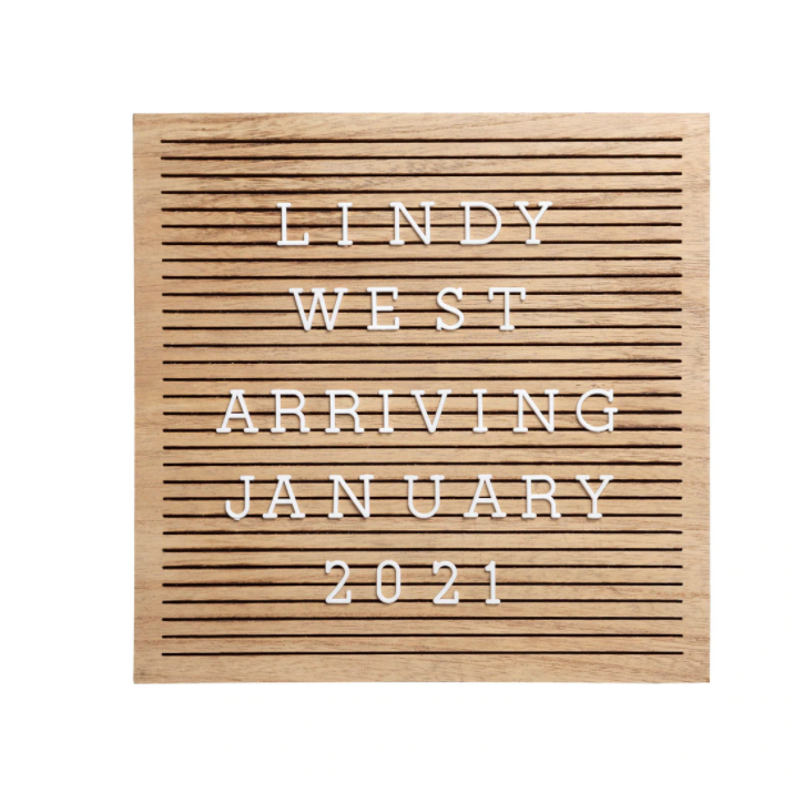 Natural Wood Letterboard