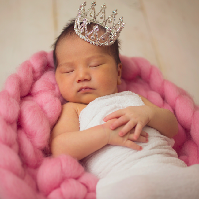 Rhinestone Crown with Clear Stones - 3537