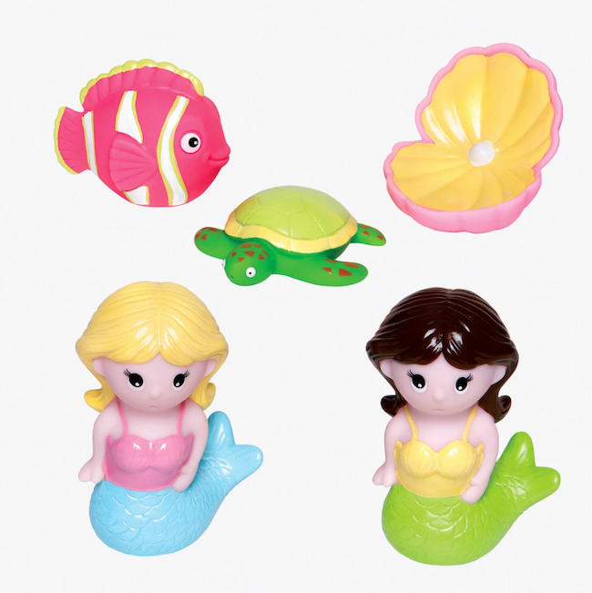 Mermaid Party Squirtie Baby Bath Toy