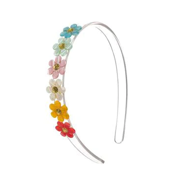 Centipede Daisies Pearl Pastel Shades Headband
