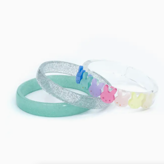 Multi Bunnies Satin Bangles