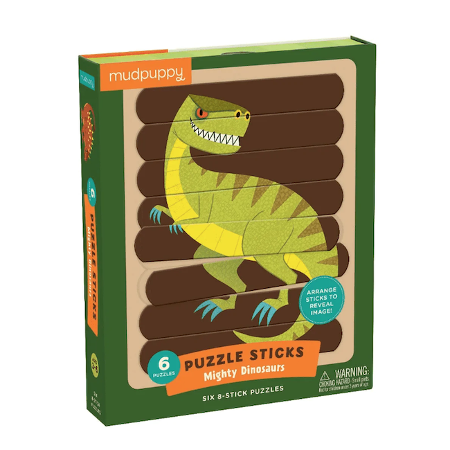 Mighty Dinosaurs Puzzle Sticks