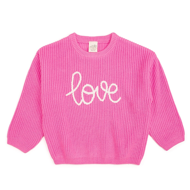 Love Valentine's Day Knit Sweater