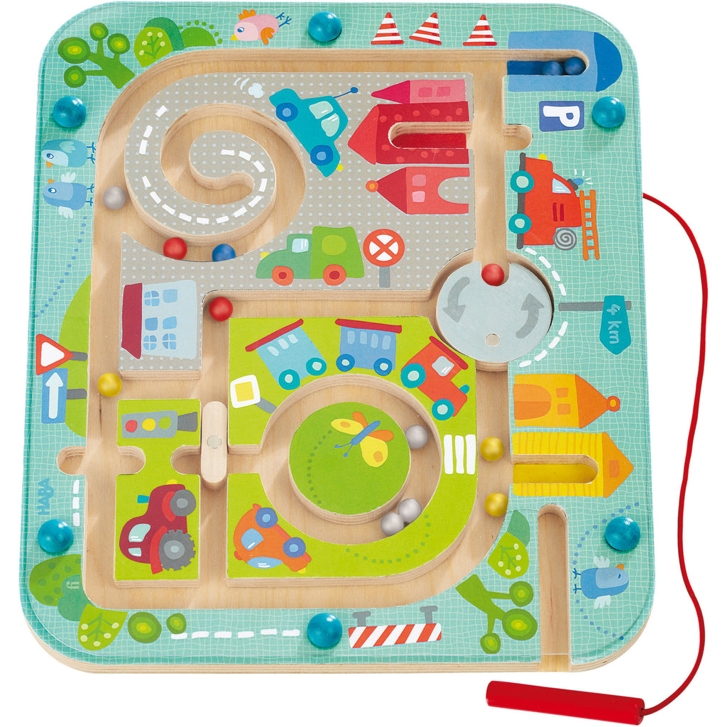 Town Maze Magnetic Game