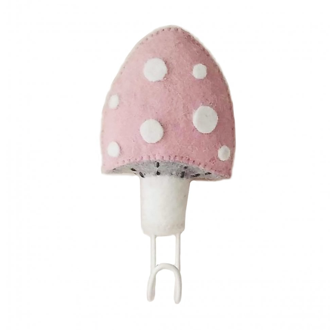 Pink Mushroom Hook