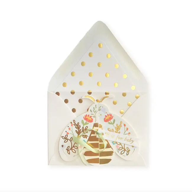 Bee Is For Baby Greeting Card