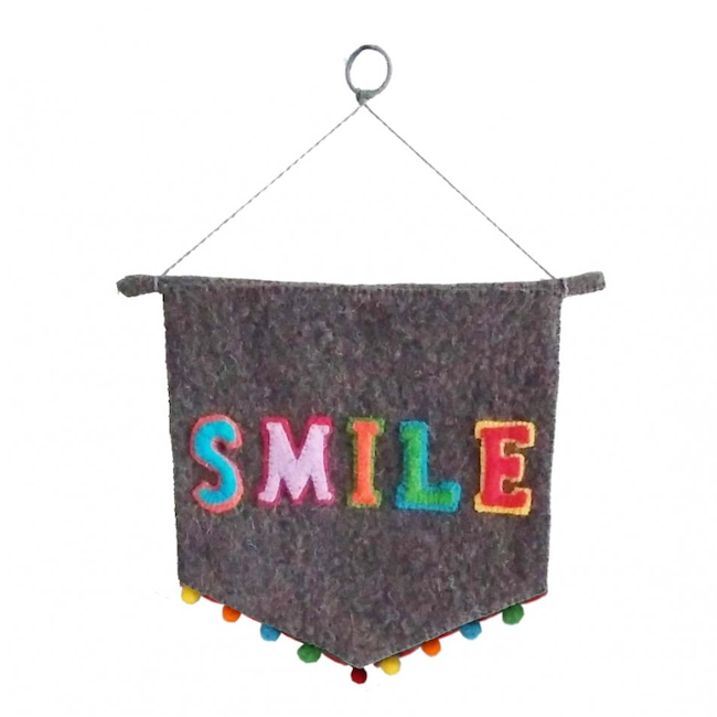 Bright - Smile Wall Decoration Pennant