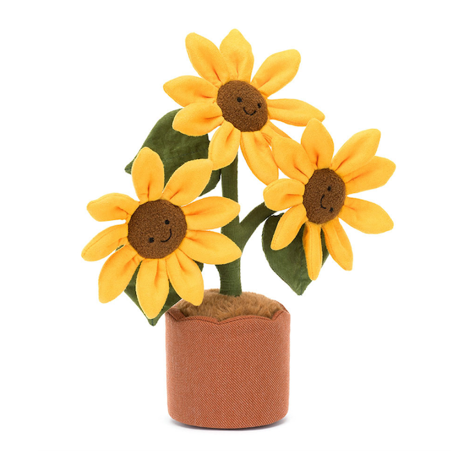 新品　ジェリーキャット　Amuseables Sunflower ぬいぐるみ Jellycat Amuseables Sunflower – BellaBoo